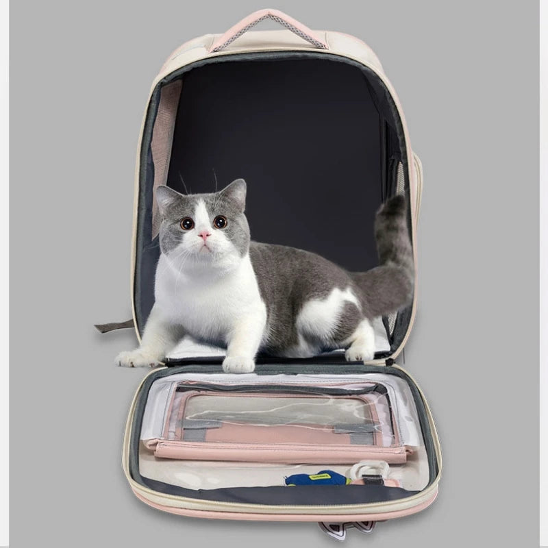 Hands-Free Adventure Pet Carrier Backpack - Image 2|||PROMPT|||Original clean product image