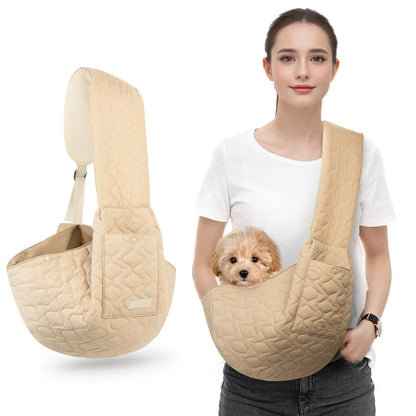 Hands-Free Dog Carrier Chest Sling - Image 7|||PROMPT|||Original clean product image
