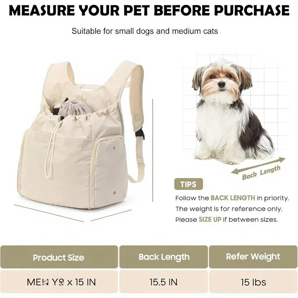 Hands-Free Front Chest Pet Carrier - Image 3|||PROMPT|||Cleaned image. Original analysis: Found 1 brand name on the product carrier itself