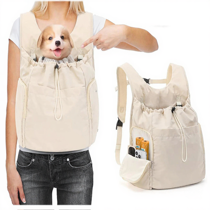 Hands-Free Front Chest Pet Carrier - Image 8|||PROMPT|||Cleaned image. Original analysis: Found 1 brand name printed on the product fabric