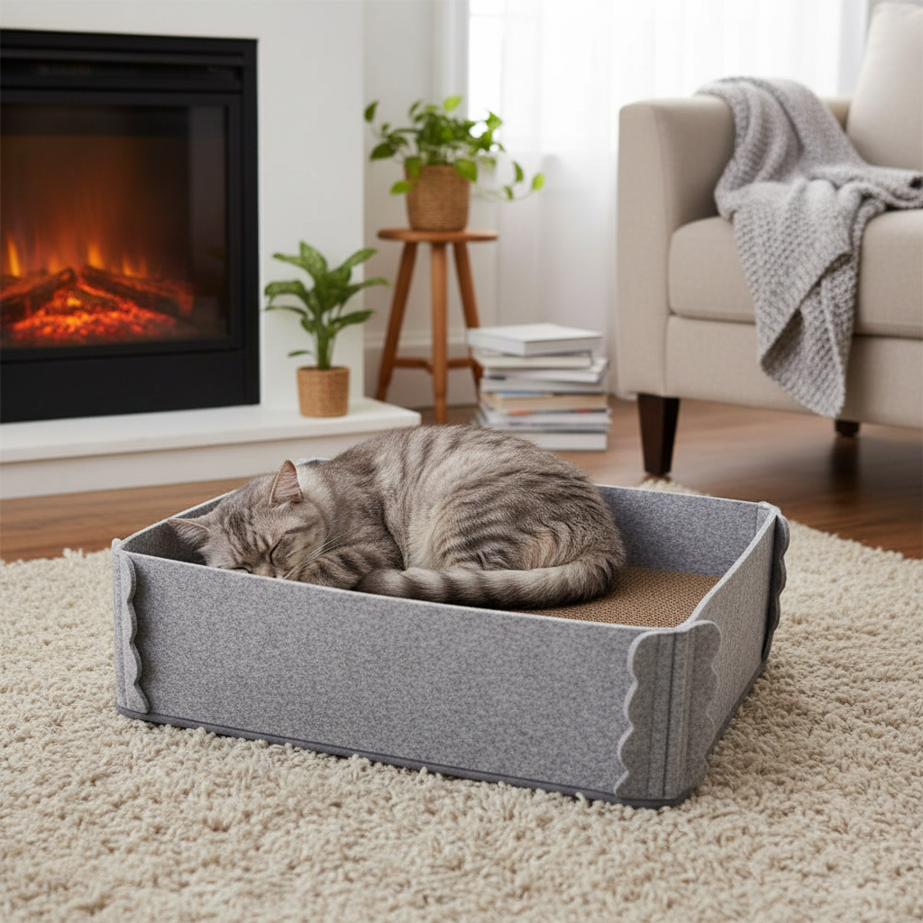 Legowisko i drapak 2 w 1