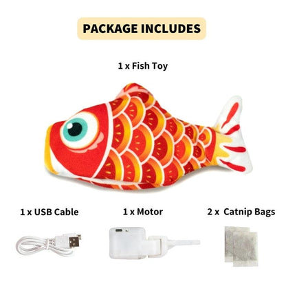 Catvera Interactive Motion Sensor Fish