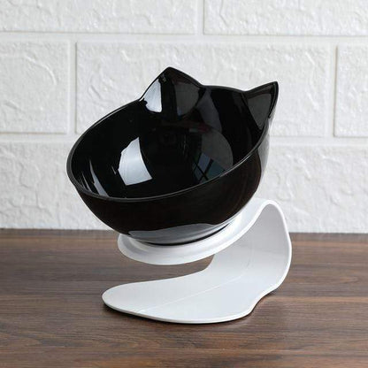 Catvera Tilted Anti-Vomiting Cat Bowl