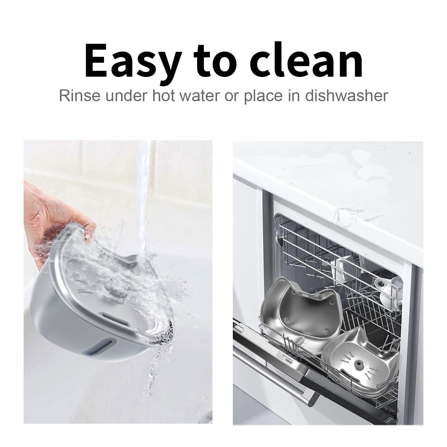Catvera Stainless Steel Water Fountain