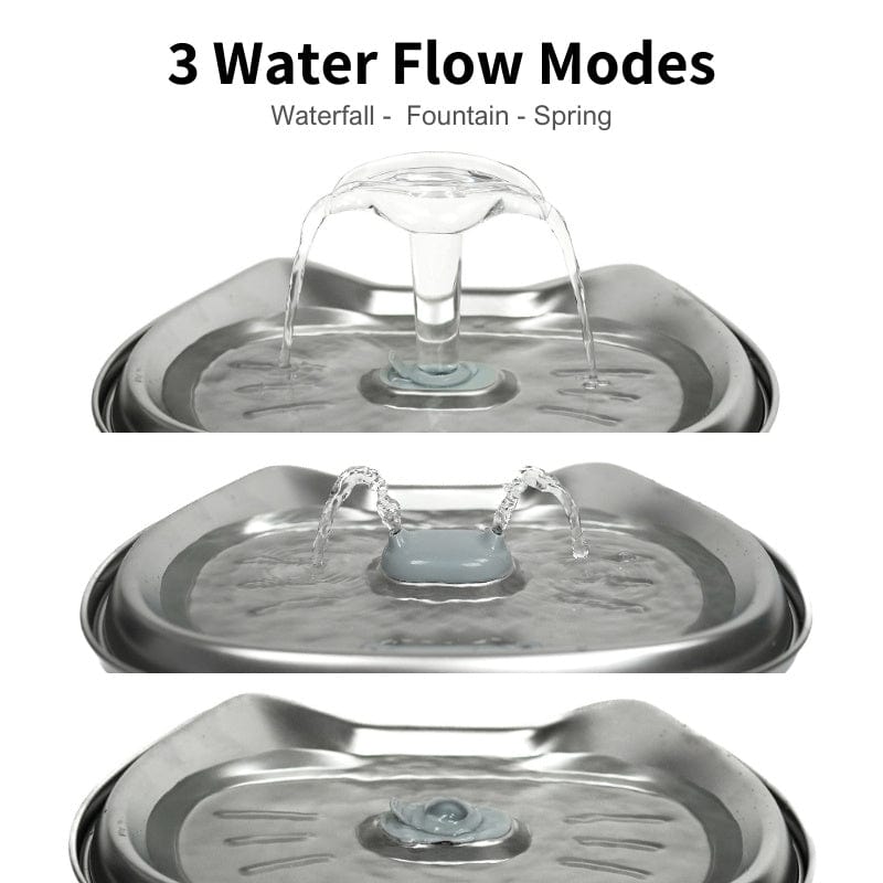 Catvera Stainless Steel Water Fountain
