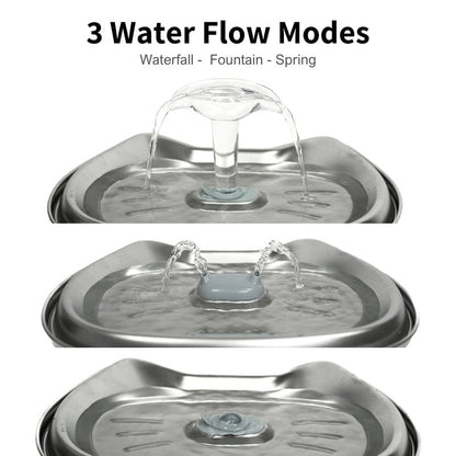 Catvera Stainless Steel Water Fountain