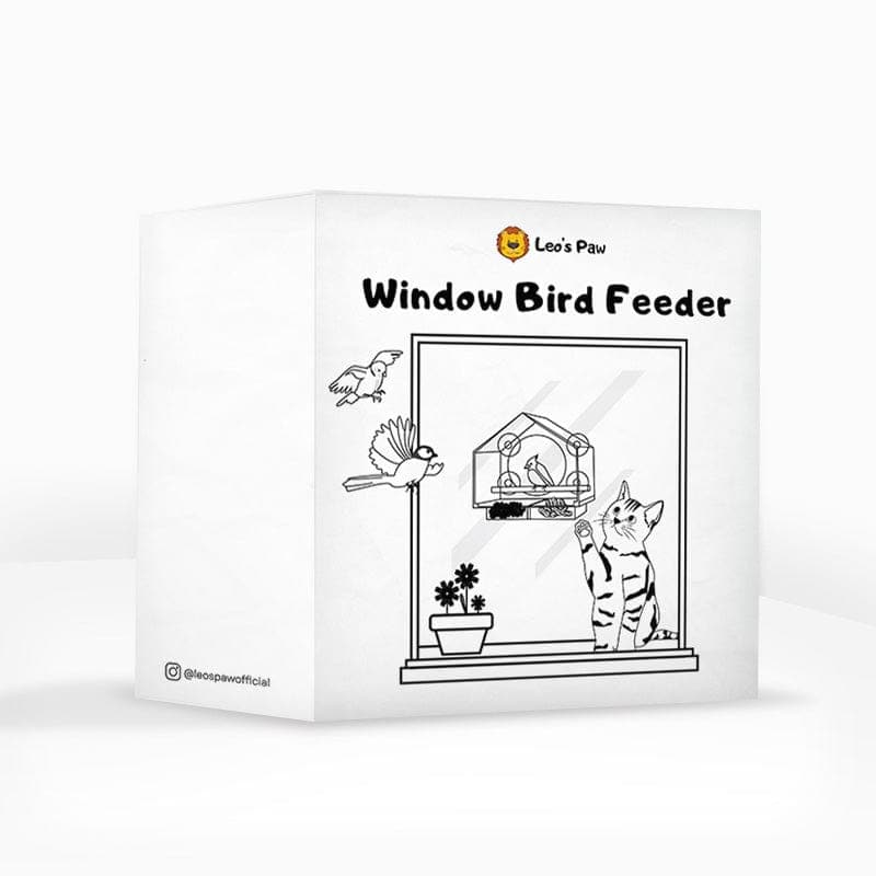 Catvera Window Bird Feeder TV
