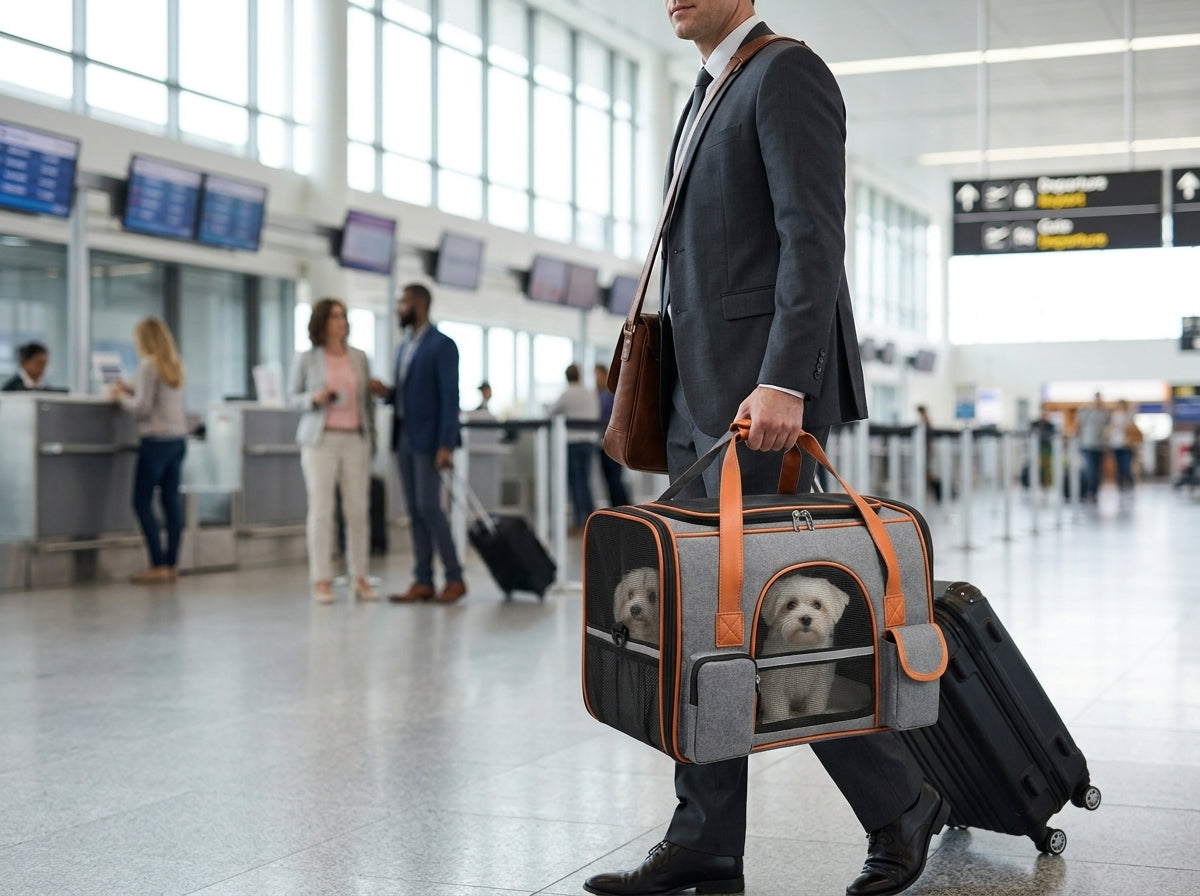 Safe Travel Pet Carrier With Reflective Stripes - Built to Survive Even the Most Playful Cats