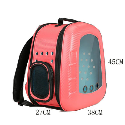 Space Bubble Window Cat Carrier Backpack - Image 3|||PROMPT|||Original clean product image