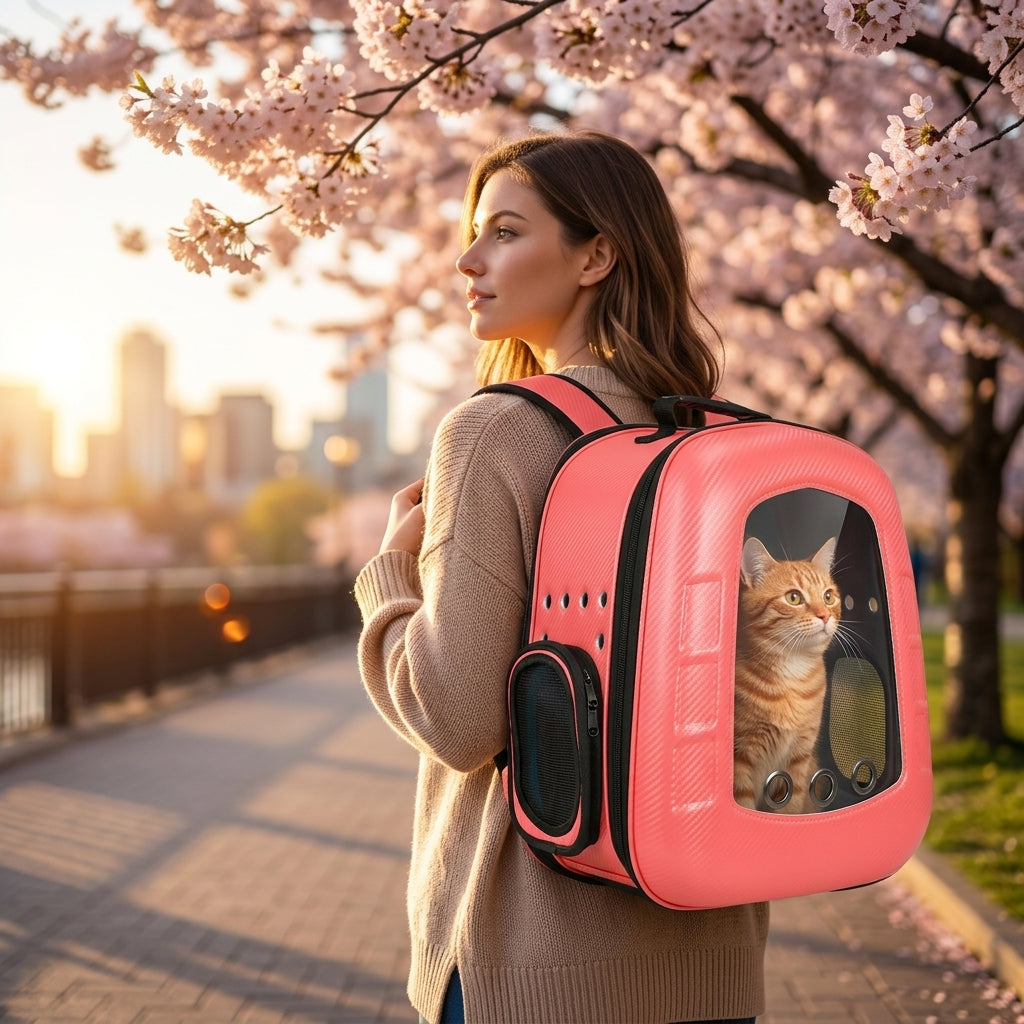 Space Bubble Window Cat Carrier Backpack - Main Product Image