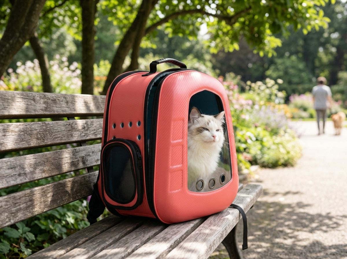 Space Bubble Window Cat Carrier Backpack - Comfort That Makes Every Trip Enjoyable