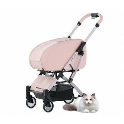 Catvera Detachable Cat Stroller Carrier with Wheels