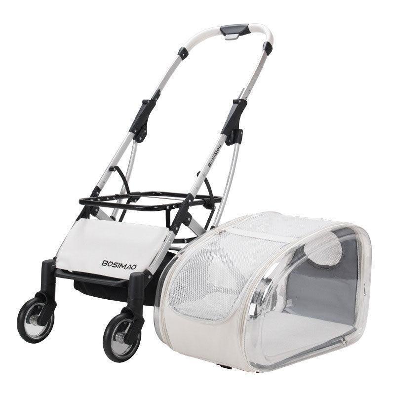 Catvera Detachable Cat Stroller Carrier with Wheels
