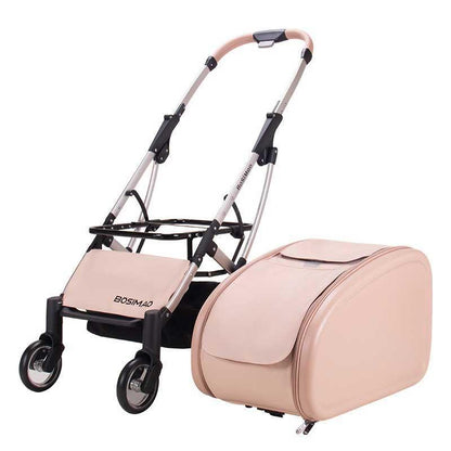 Catvera Detachable Cat Stroller Carrier with Wheels