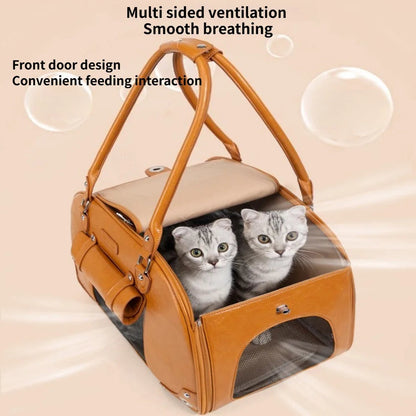 Stylish Travel Pet Carrier Bag - Image 3|||PROMPT|||Original clean product image