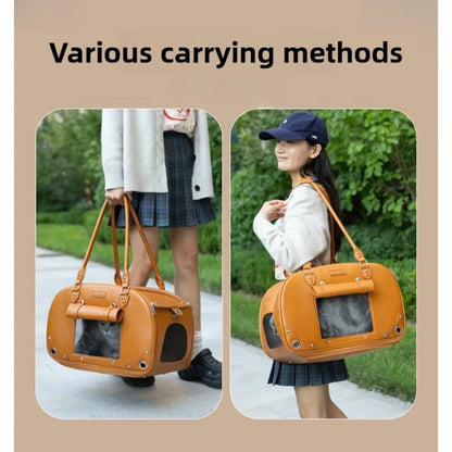 Stylish Travel Pet Carrier Bag - Image 4|||PROMPT|||Original clean product image